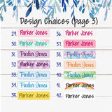 Personalized Decals - Back to School, Day Care, Summer Camp