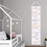 Dream Big Little One Growth Chart - Pink Floral