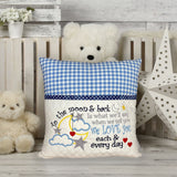 Reading Pillow With Pocket - Nursery Theme