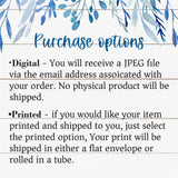 Personalized Lavender Floral Wall Art - Digital or Printed