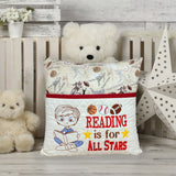 Sports Reading Pillow With Pocket