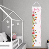 Personalized Growth Chart - Wildflower Design