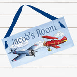 Personalized Name Sign - Airplanes Design