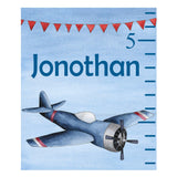 Airplanes Growth Chart - Personalized