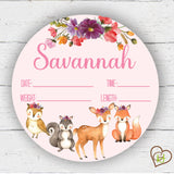 Forest friends birth stat sign