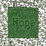 Hope Joy Peace Embroidered Wall Hanging