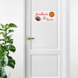Personalized Name Sign - Boy Design - Sports Theme