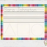 ABC and Numbers Practice Board
