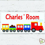 Personalized Name Sign - Train