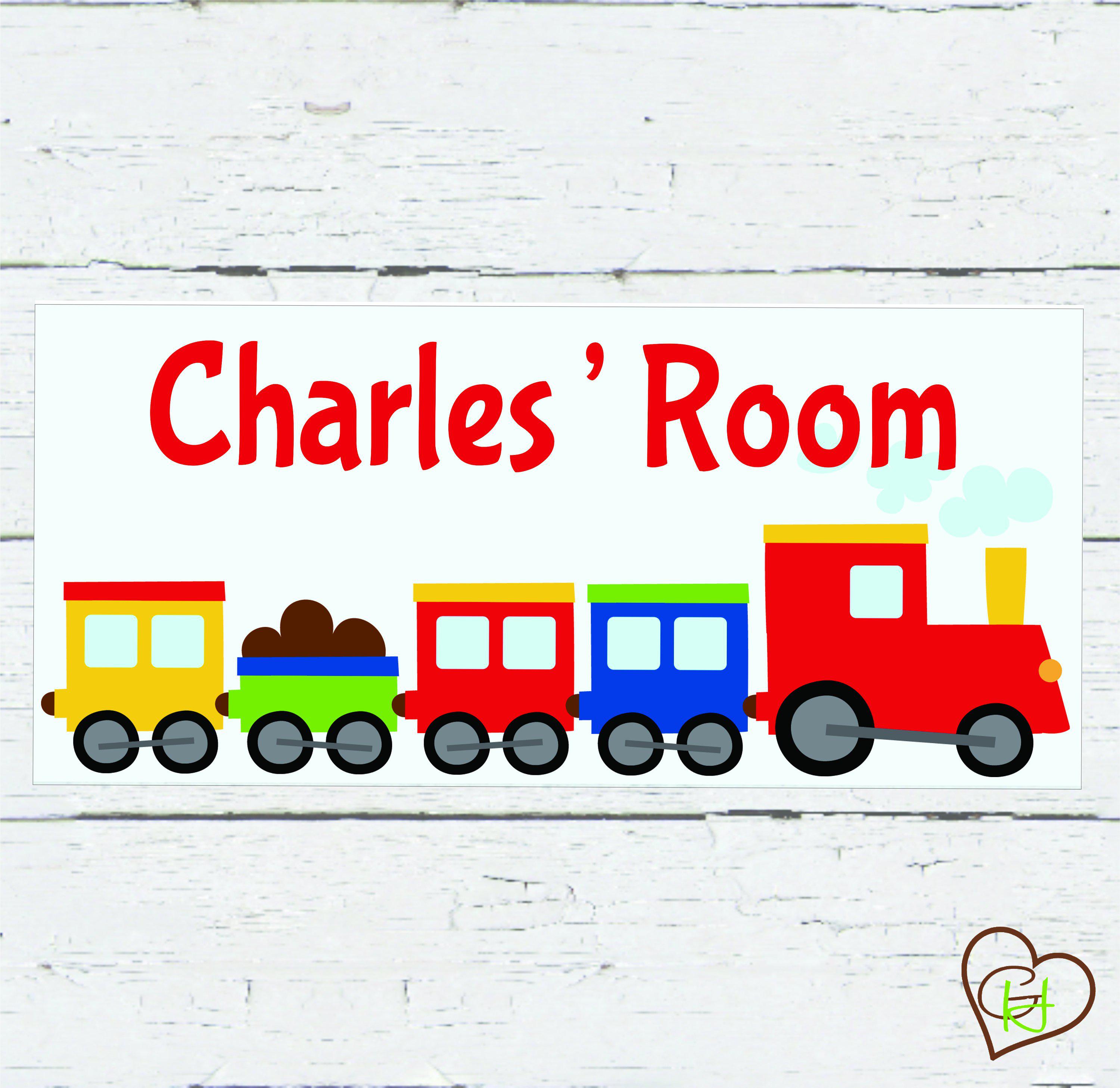 Personalized Name Sign - Train