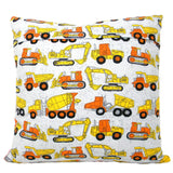 Construction Reading Pillow With Pocket