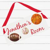 Personalized Name Sign - Sports Design