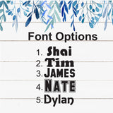 Personalized Dinosaur Growth Chart