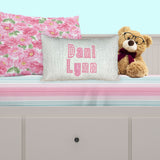 Personalized Light Pink Name Pillow For Girls