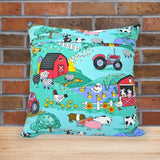 Farm Animals Reading Pillow - Personalized