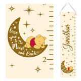 Personalized Growth Chart - Moon And Stars