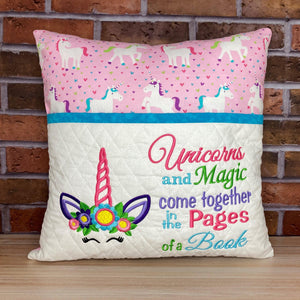 Unicorn Reading Pillow