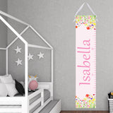 Personalized Growth Chart- Wildflower Design