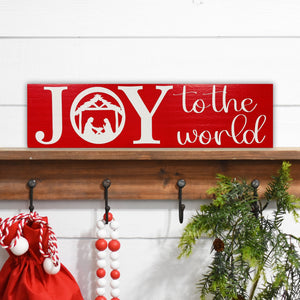 Joy To The World Wood Sign - Christmas Decor