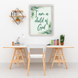 Child of God Greenery Wall Décor For Boys