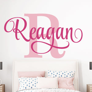 Personalized Vinyl Wall Decal - Girls - Teens - Infants
