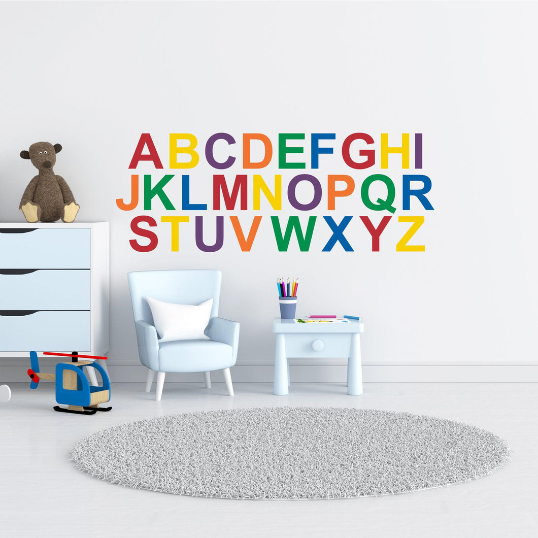 Alphabet Wall Decal - Capital Letters