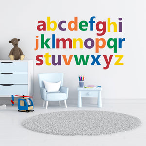 Alphabet Wall Decal - Lower Case Letters
