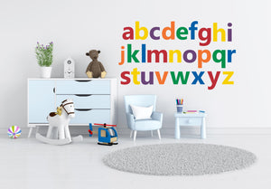 Alphabet Wall Decals Nursery Wall Decals Alphabet Decals Alphabet Wall  Decor Wall Decals for Kids Alphabet Stickers 