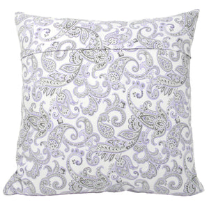 Elephant Reading Pillow - Purple And Gray Design