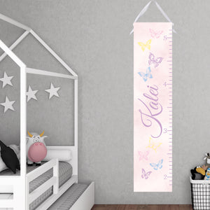 Personalized Growth Chart - Butterflies