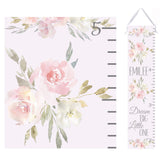 Dream Big Little One  Growth Chart - Pink Floral