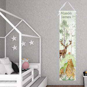 Forest Animals Growth Chart - Personalized