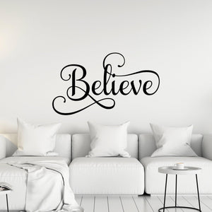 Christmas Wall Decal - Believe