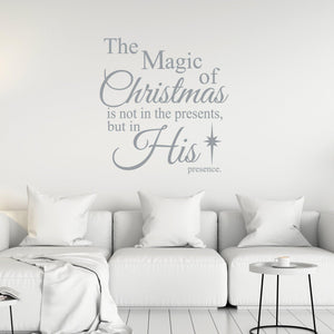 Christmas Wall Decal - Magic of Christmas