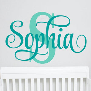 Personalized Vinyl Wall Decal - Girls - Teens - Infants