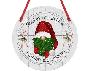 Round Gnome Door Sign