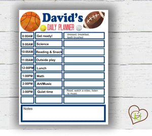 Kid&#39;s Daily Planner - Sports
