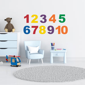 Numbers Wall Decal