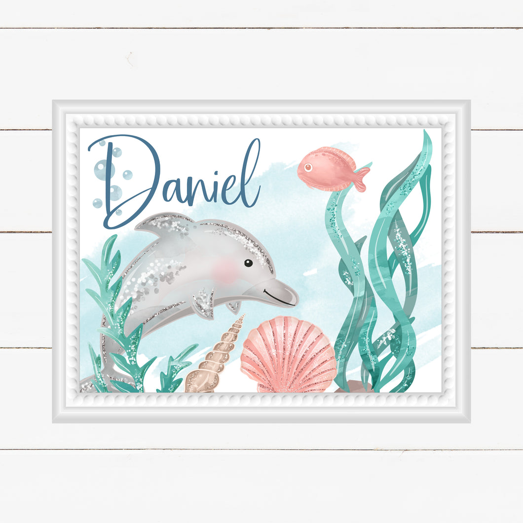 Personalized Printed Decal - Ocean