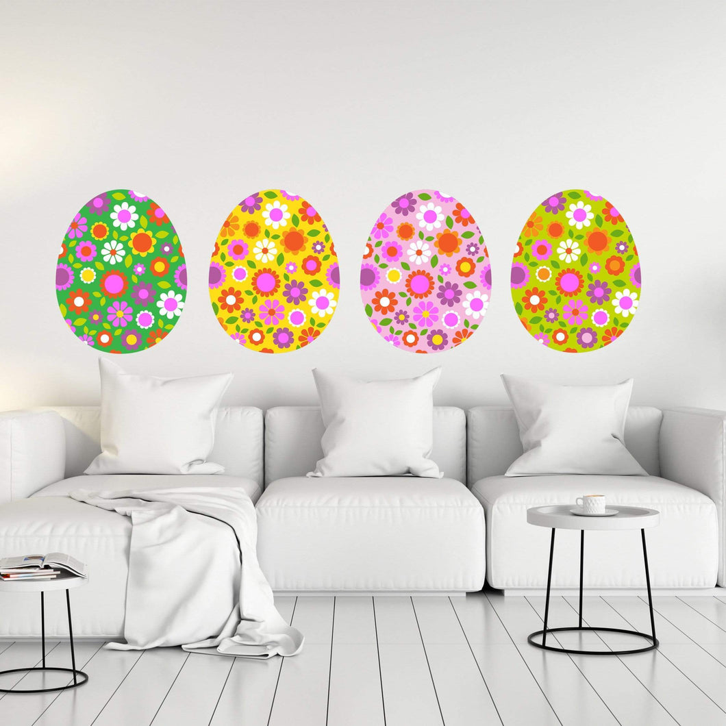 Grateful Heart Designs printed decal Printed Wall Decals - Easter Eggs