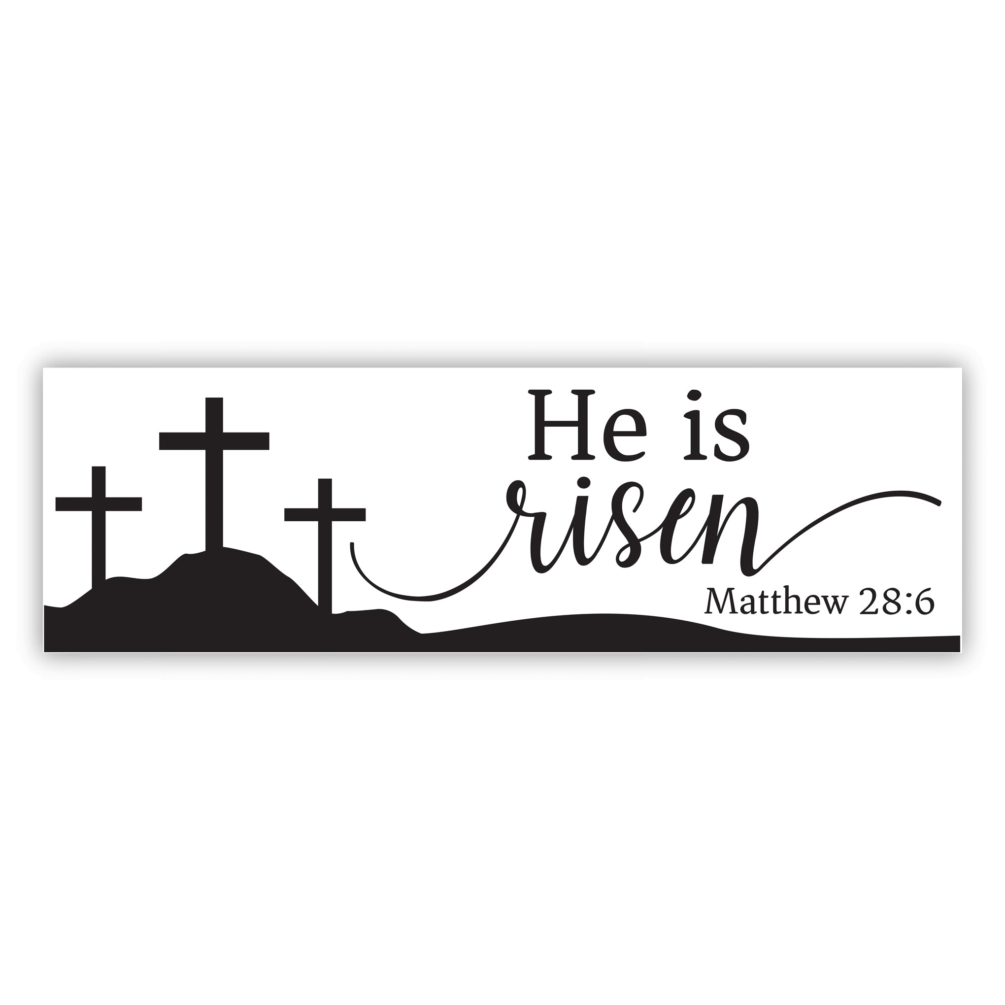 he is risen cross clipart