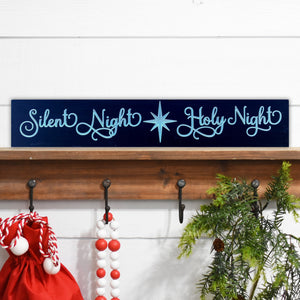 Silent Night, Holy Night - Carved Christmas Décor