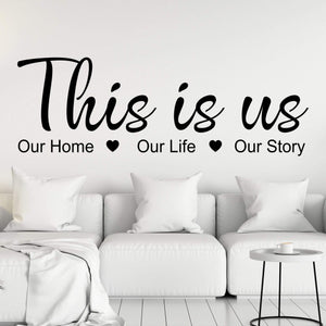 Vinyl Wall Decal - This Is Us-Wall Decal-Grateful Heart Designs